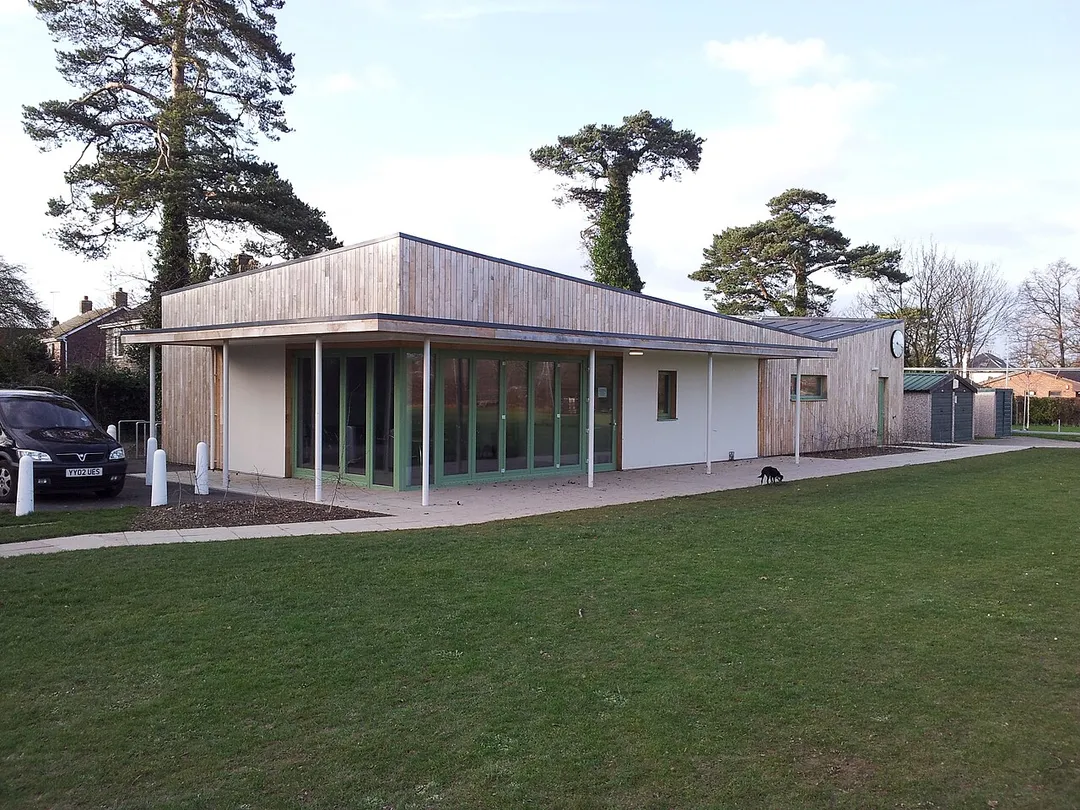 Pavilion in Adastra Park, Hassocks.