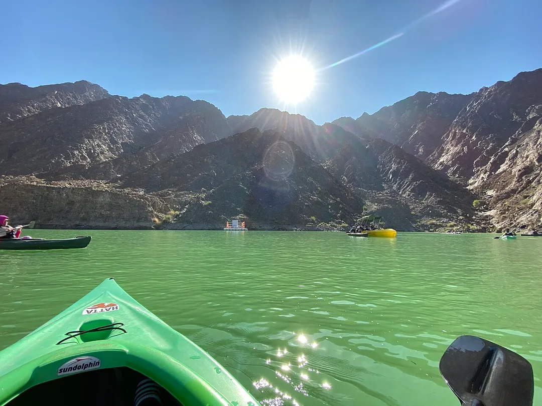 Kayaking in Hatta Dam