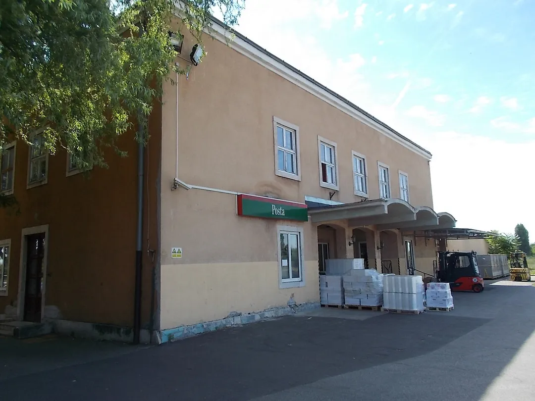 : Hatvan railway station side of Post office #2. -  Hatvan, Heves County, Hungary.