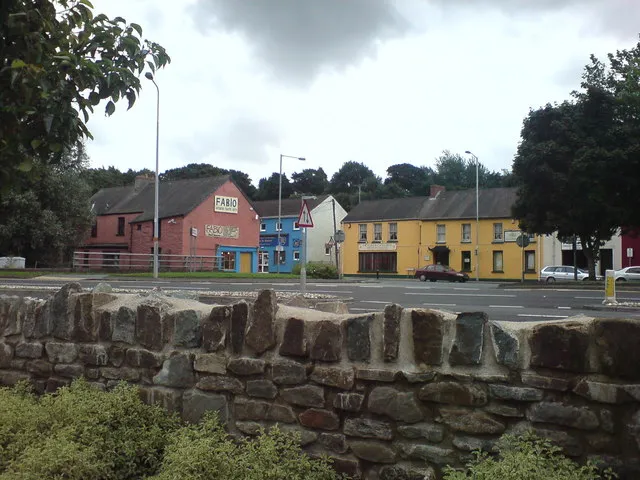 Carmarthen Road Gateway to Haverfordwest. Super technicolour!