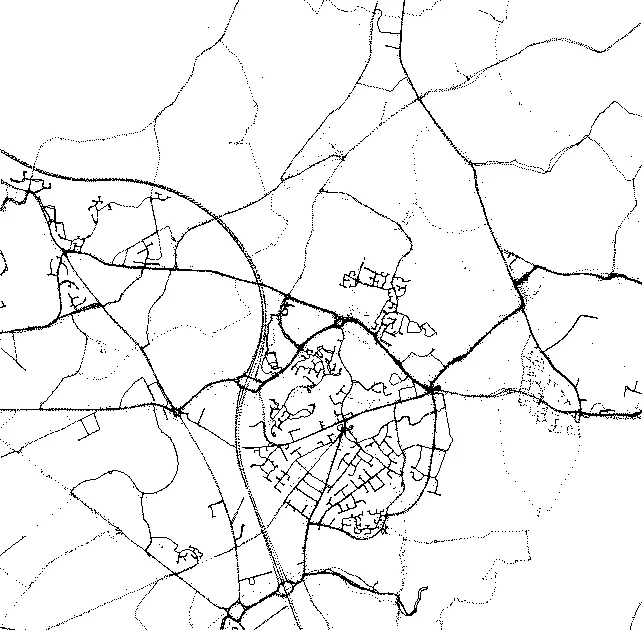 This map  was created from OpenStreetMap project data, collected by the community. This map may be incomplete, and may contain errors. Don't rely solely on it for navigation.