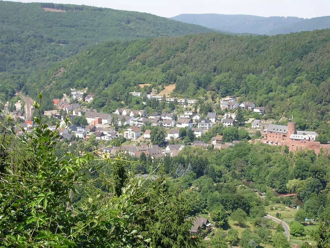 View over Heimbach (Eifel)