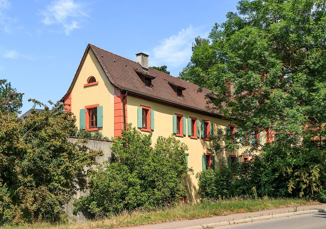 Castle of the Sovereign Military Order of Malta in Heitersheim, Baden-Württemberg, Germany.