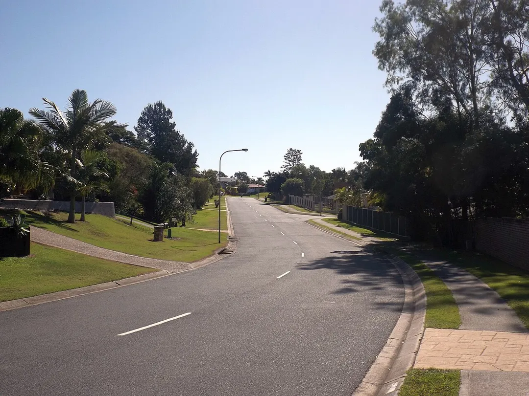 Photo of Latrobe Avenue at Helensvale, Gold Coast, Queensland, Australia.