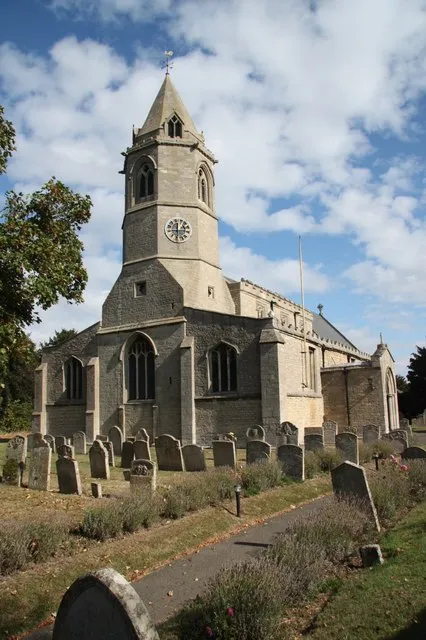 St.Botolph's church Interesting Norman tower rebuilt in 1865 with an octagonal top and short spire. Some Saxon work was reputedly found during the 19th century restoration and the chancel contains a re-set mosaic from a nearby Roman Villa