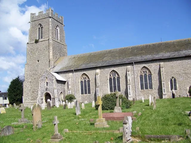 Church of St Mary the Virgin, Hemsby The church is located near the centre of Hemsby village and dedicated to Mary the Mother of Our Lord. The present building dates from early 14th Century. The building consists of a chancel, nave &amp; south porch in the decorated &amp; perpendicular style.