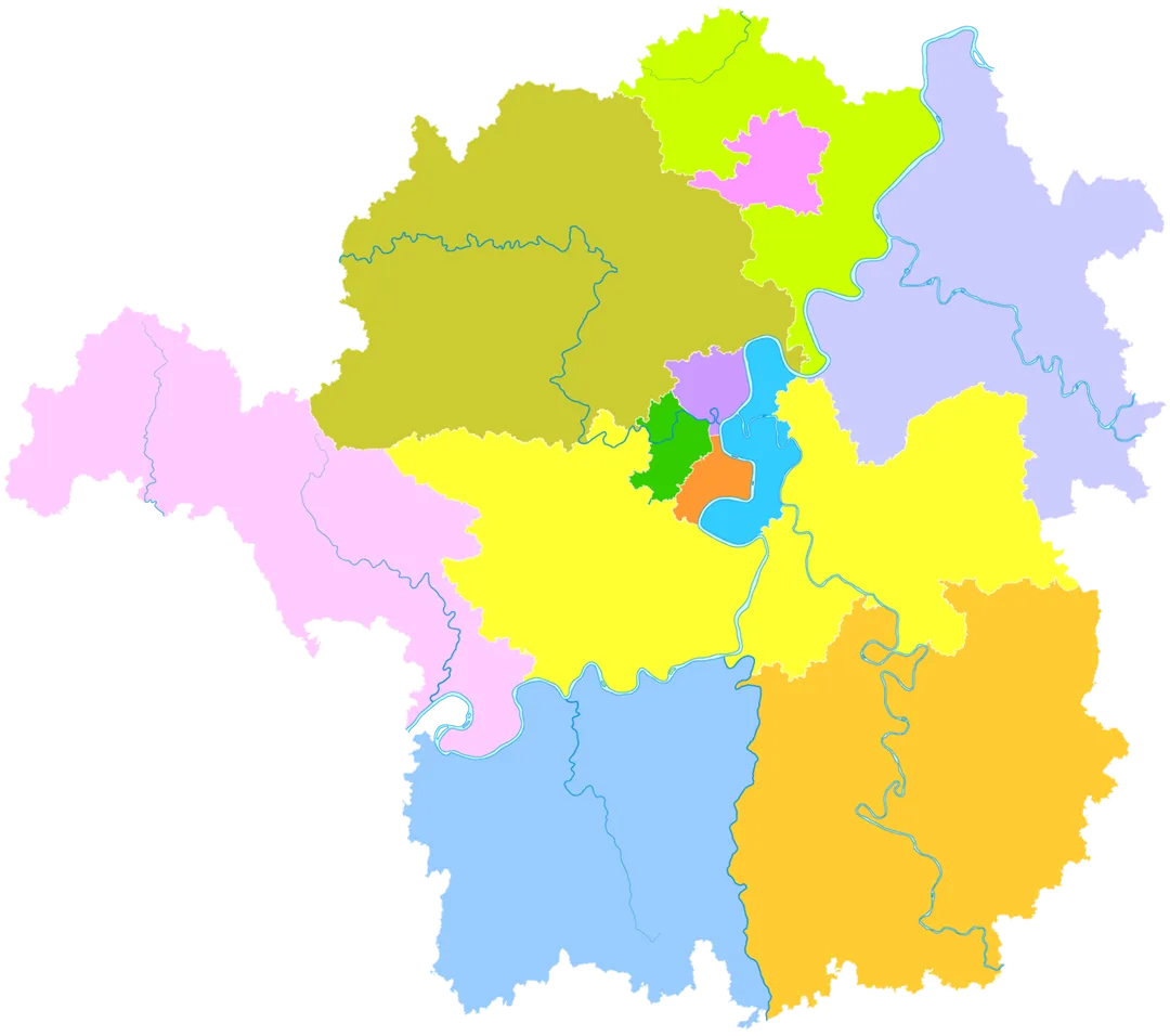 administrative divisions of Hengyang City, Hunan, China