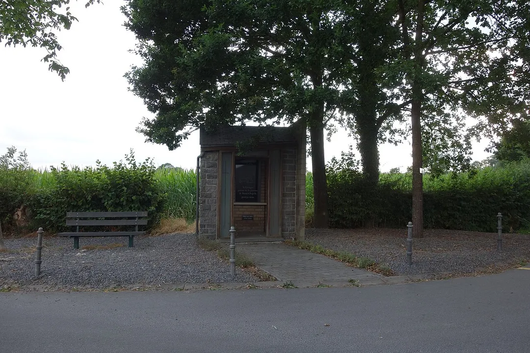 Sint-Joriskapel aan de Rue des Prés in buurtschap Lekker, Henri-Chapelle, in juli 2026.