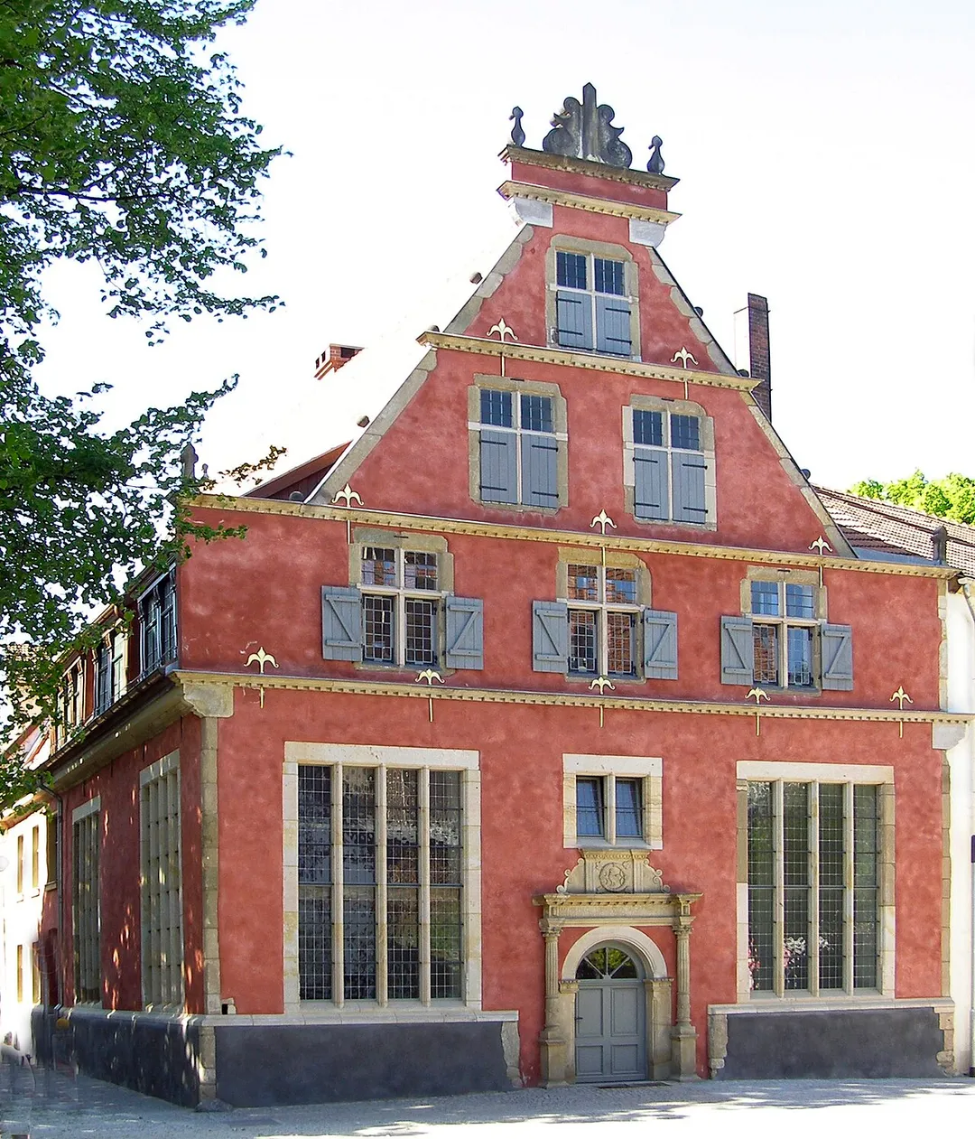 Frühherrenhaus in town of Herford, District of Herford, North Rhine-Westphalia, Germany.