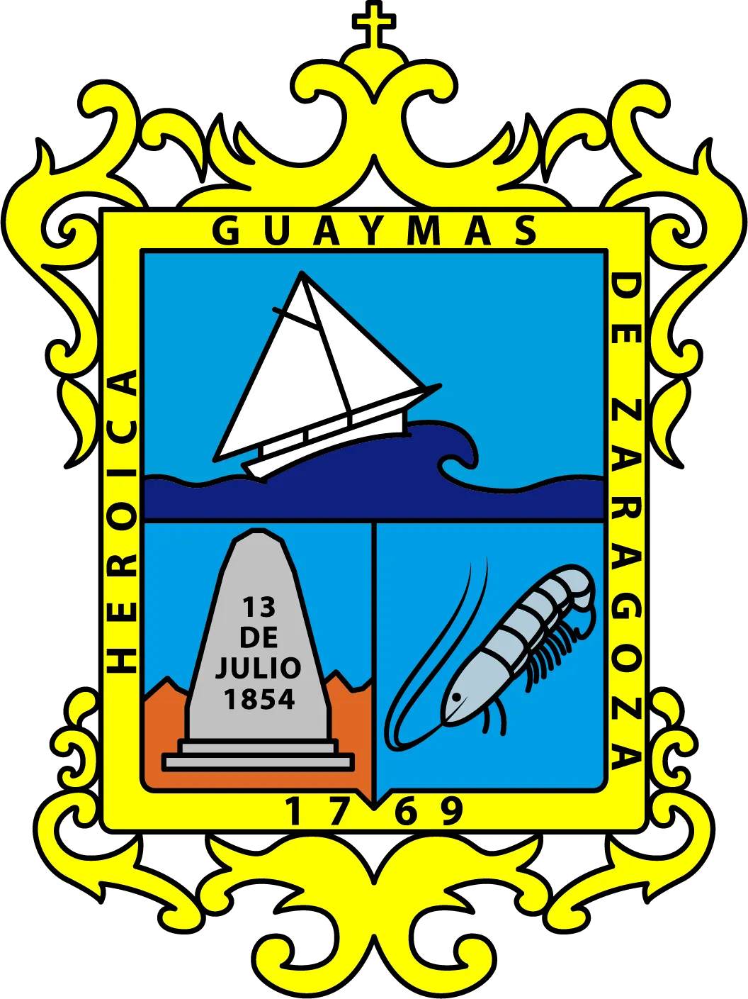 Coat of arms of Guaymas, Sonora