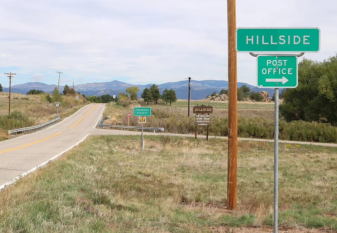 Hillside, Colorado, an unincorporated community in Fremont County, Colorado.