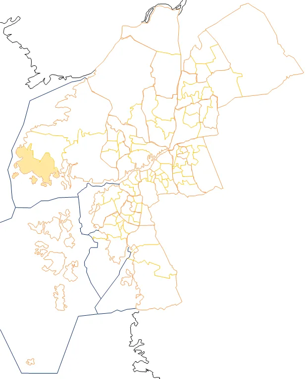 Borough of Hjuvik in Gothenburg