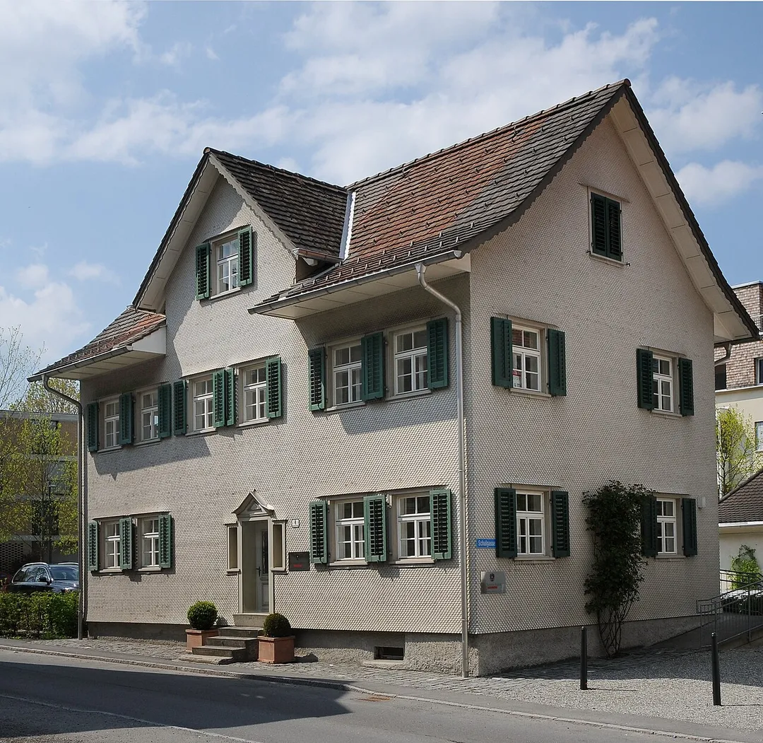 Harrachgasse Nr.4 in Hohenems; Das Objekt steht unter Denkmalschutz.