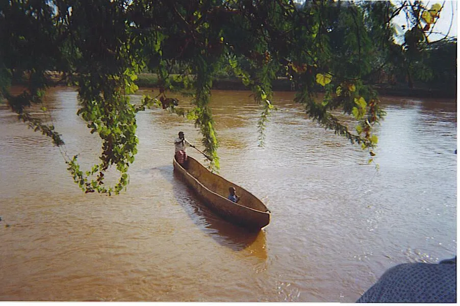 Tana River ferry, Hola, Kenya. This is my photo. OK for free license