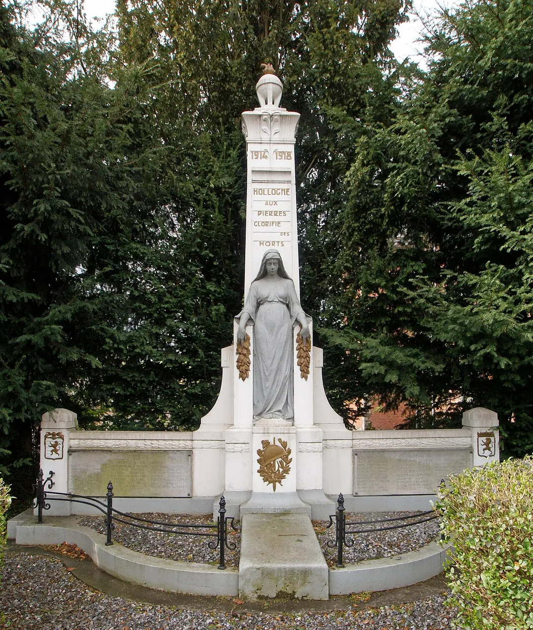Grâce-Hollogne (Belgium): Memorial for the fallen in the first world war