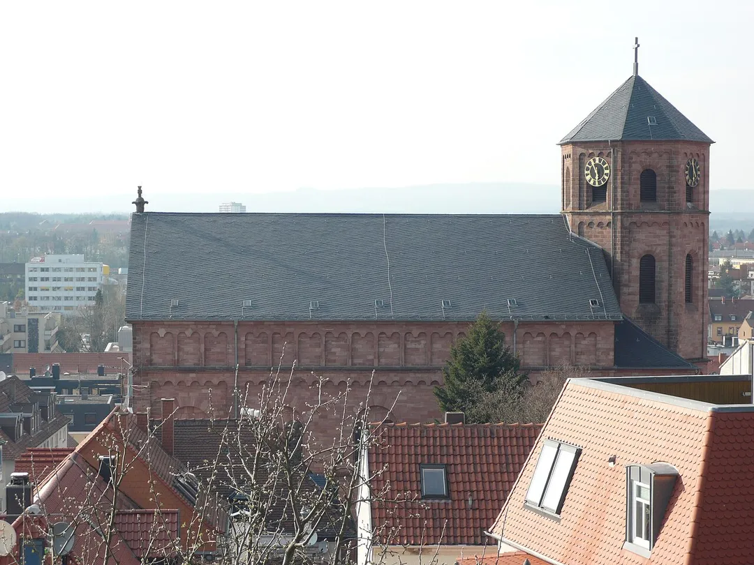 Church StMichael at Homburg, exterior