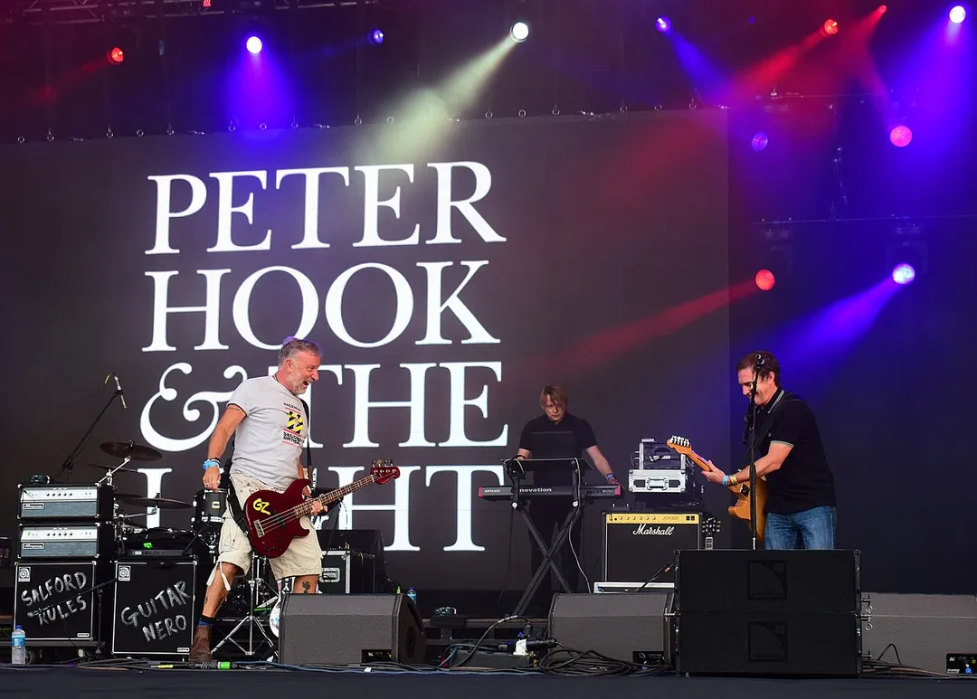 Peter Hook &amp; The Light performing New Order &amp; Joy Division songs at Let's Rock Liverpool, 31 July 2021.