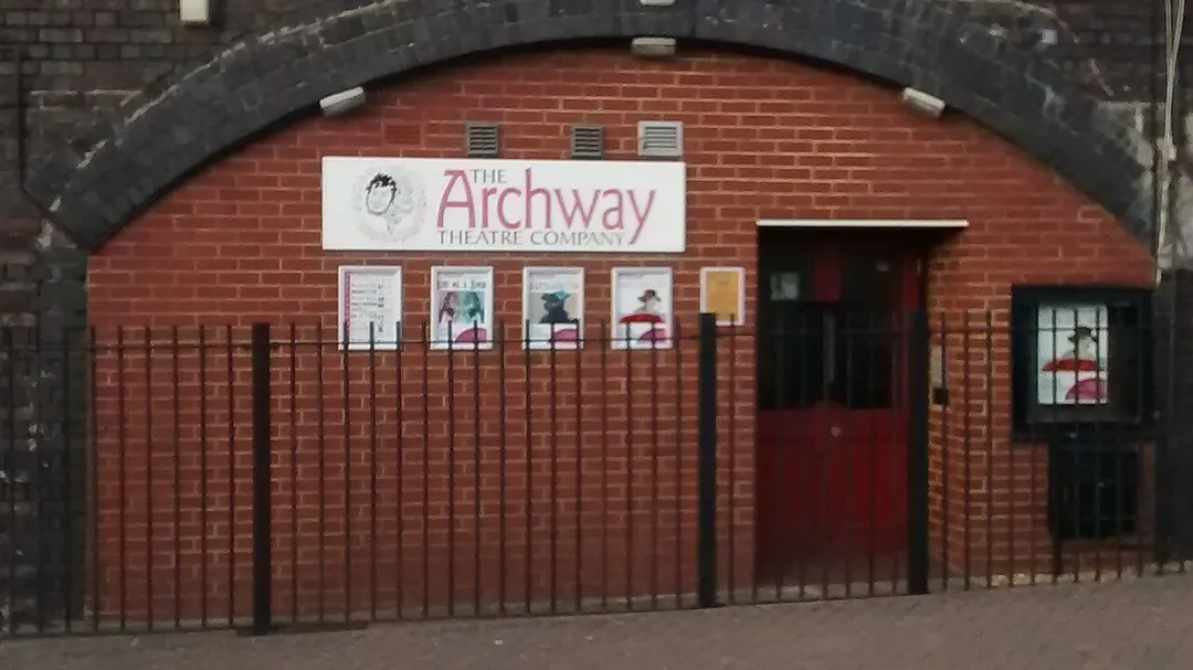 Entrance to the Archway Theatre, Horley, Surrey, UK.