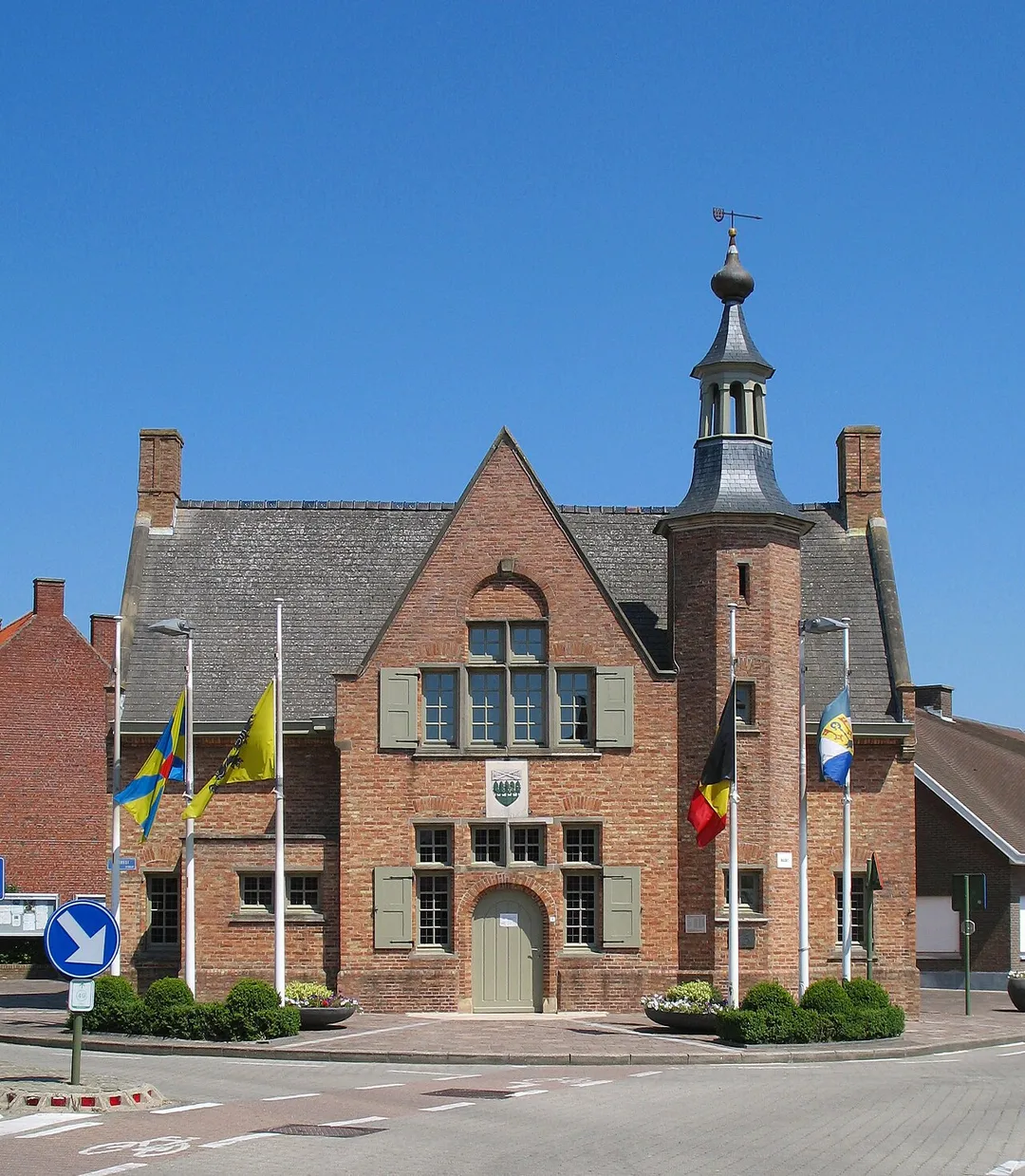 Houthulst (Province of West Flanders, Belgium): town hall