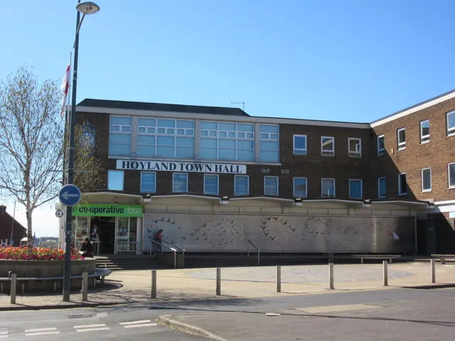 Hoyland Town Hall in the village of Hoyland, Barnsley
