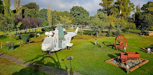 Puma Military helicopter at MMM Springs