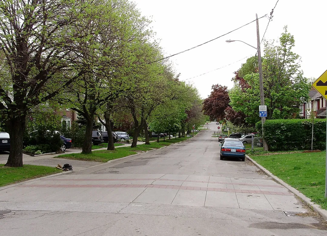 Strathearn Road, a residential street in the neighbourhood of Humewood-Cedarvale in Toronto, Canada.