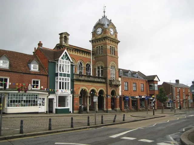 Built in 1870 in a Byzantine style the Town Hall still hosts the annual Hocktide or Tutti Day celebrations on the second Tuesday after Easter.
