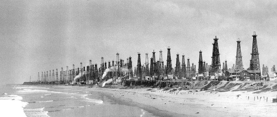 View up the coast from the Huntington Beach Pier. Note the Pacific Electric "Red Car" passing in front of the old Huntington Inn.
There are no known copyright restrictions on this image. All future uses of this photo should include the courtesy line, "Photo courtesy Orange County Archives."
Comments are welcome after reading our <a href="http://egov.ocgov.com/ocgov/CommentPolicy" rel="nofollow">Comment Policy</a>.

Photo from the Barbara K. Milkovich Collection.
