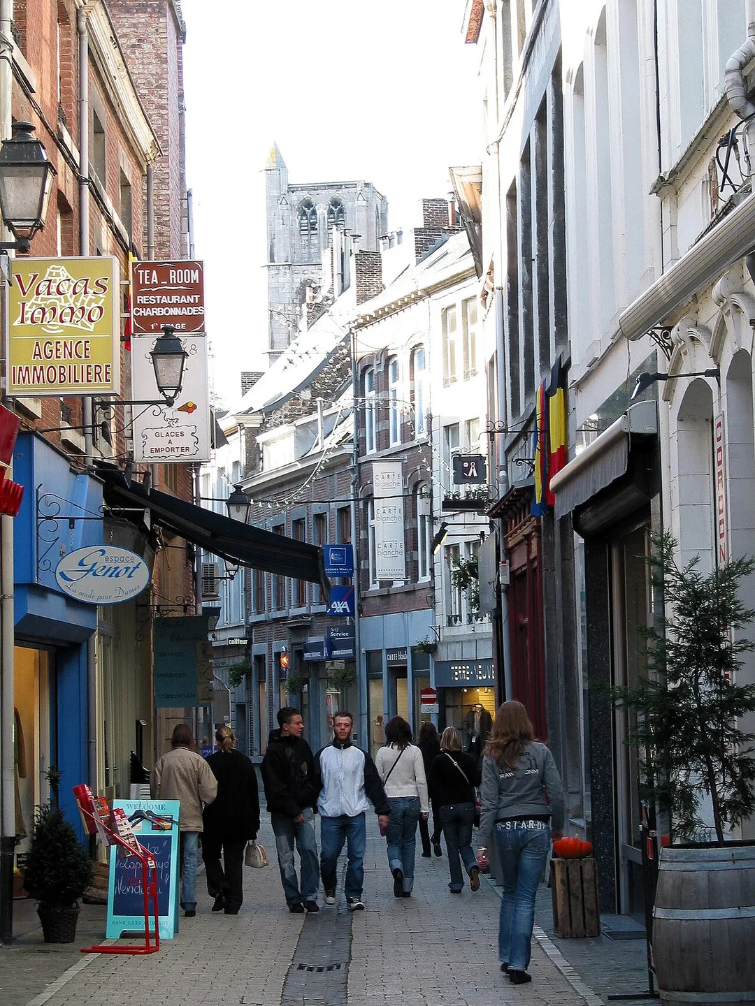 Huy (Belgium), rue Vierset-Godin.