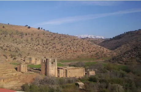 Ksar du caïd Ahansal à Bernat