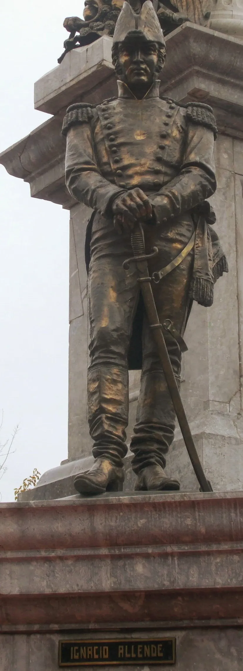 Allende Statue, Hidalgo Monument, Chihuahua, Mexico