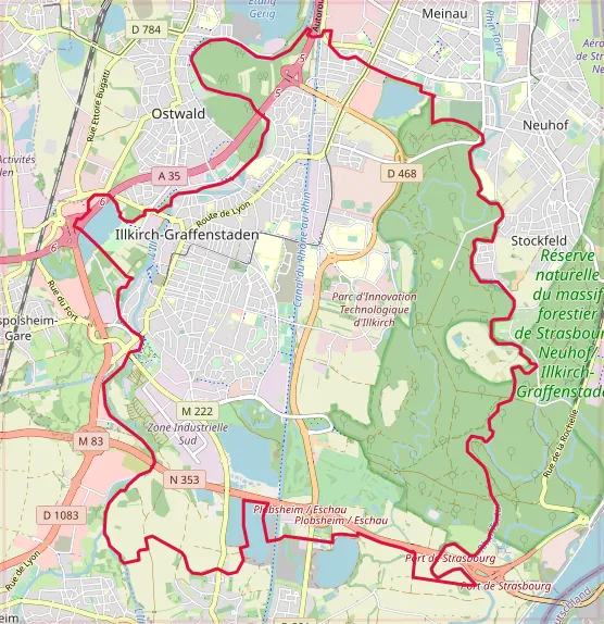 carte réalisée sur umap