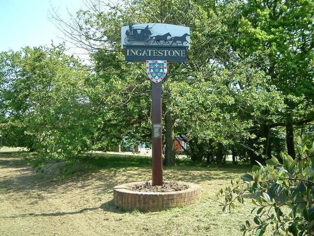 Ingatestone village sign.