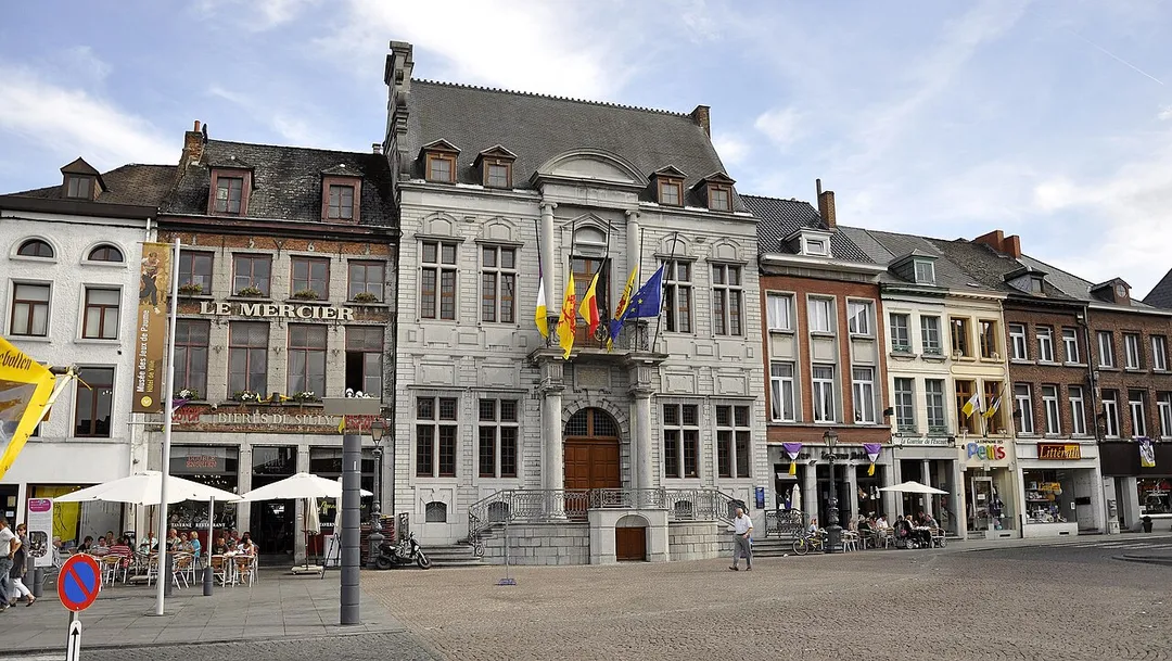 Het stadhuis van Aat, België