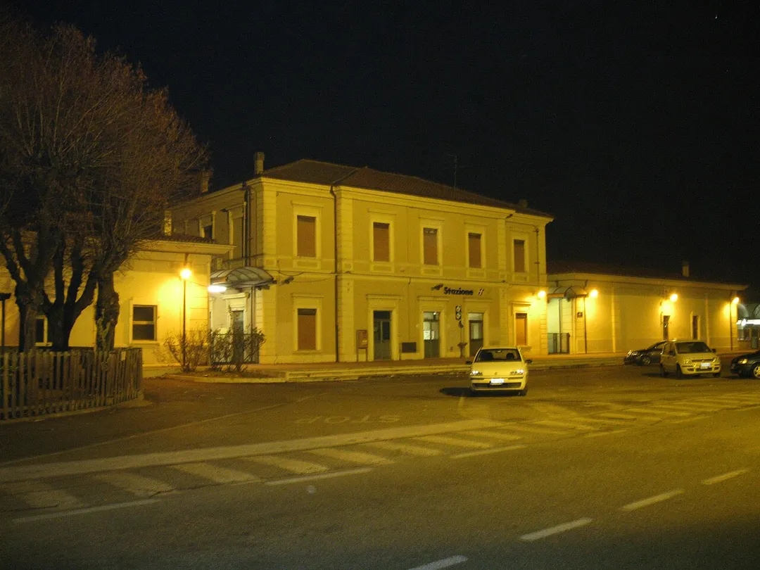 Train station in Isola della Scala, Italy