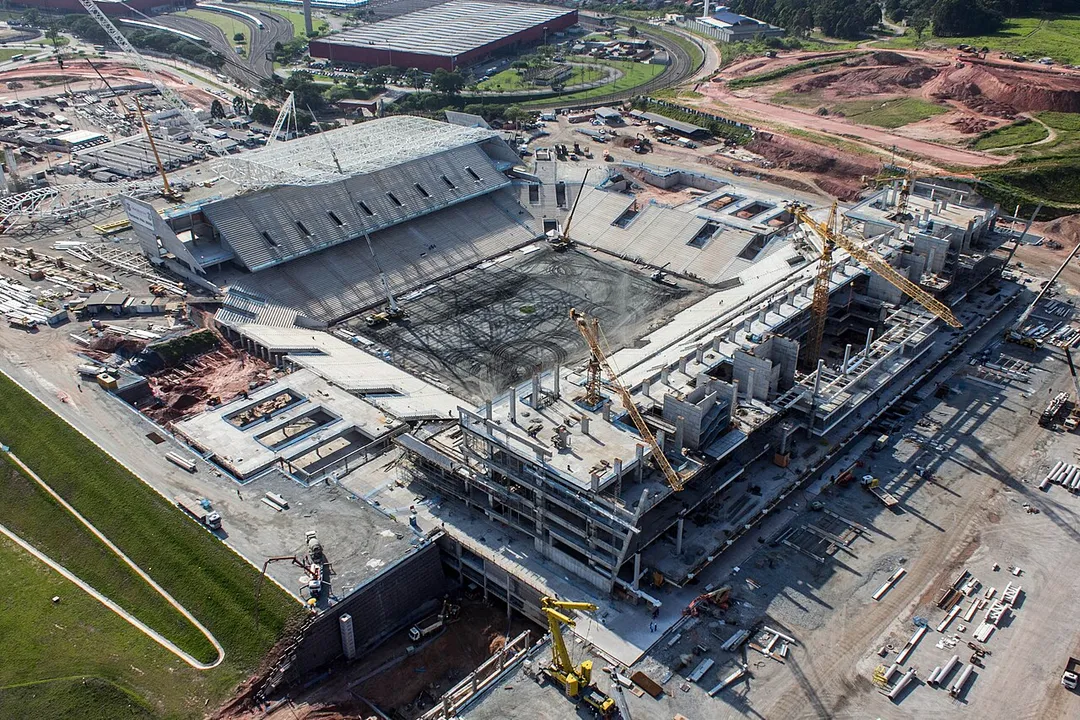 Arena Corinthians under construction, December 2012