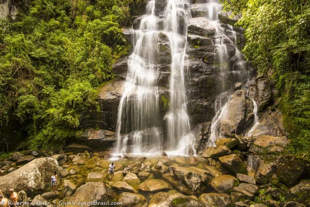 Waterfall veu da noiva