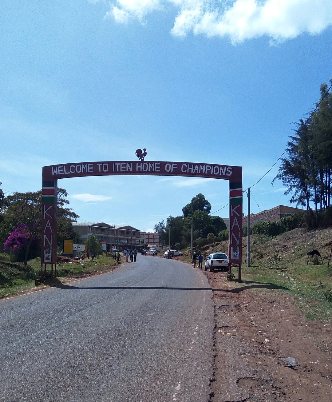 Entrance to iten