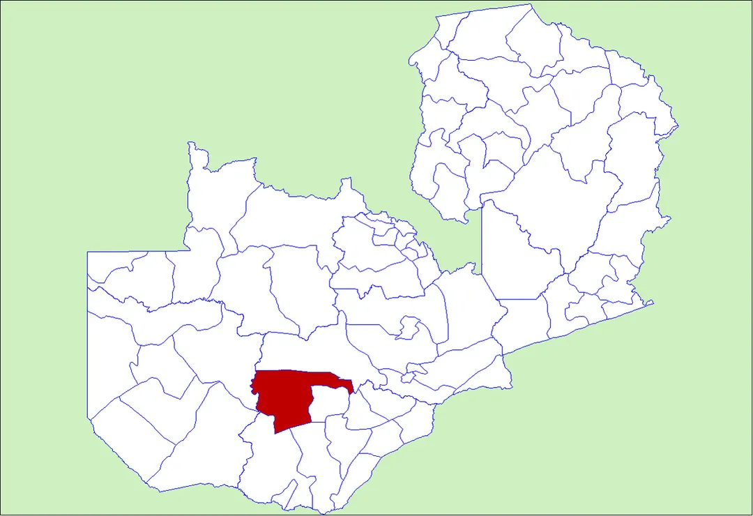 District locator in Zambia
