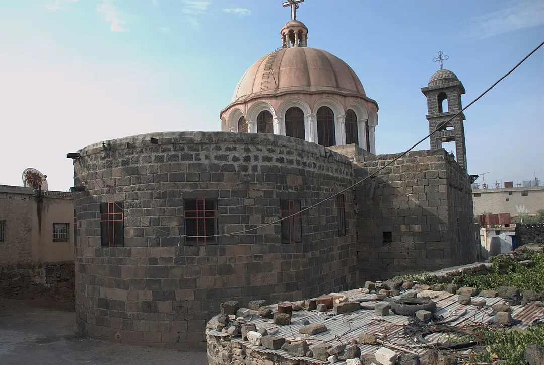 Izra, Syria, church of St Elias