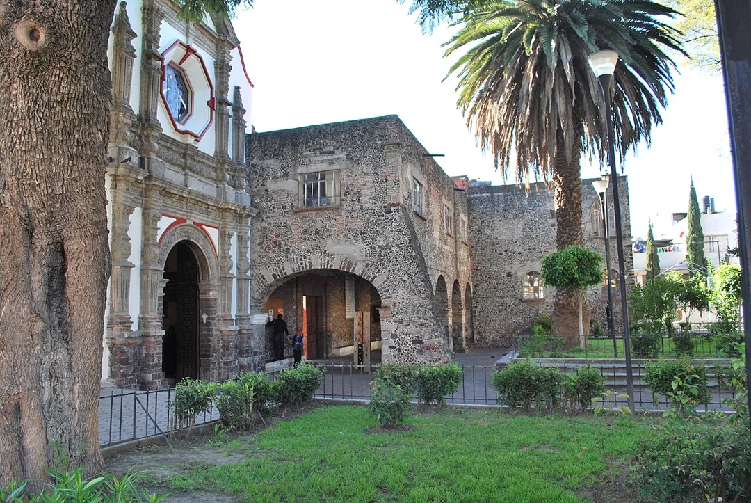 Monastery area of the San Matias Church in Iztacalco, Mexico City