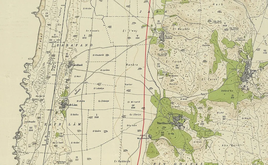 Jaba' 1938 1:20,000