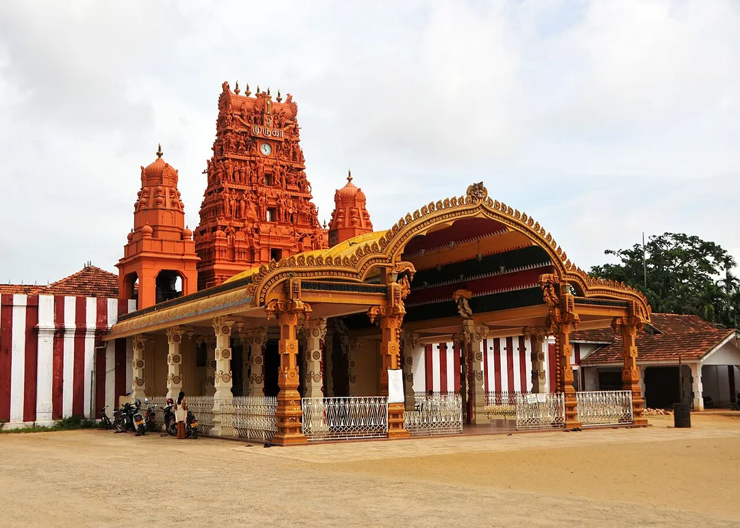 One of the most significant Hindu temples in Jaffna, Sri Lanka. It stands in the town of Nallur. The presiding Deity is Lord Muruga in the form of the holy Vel.