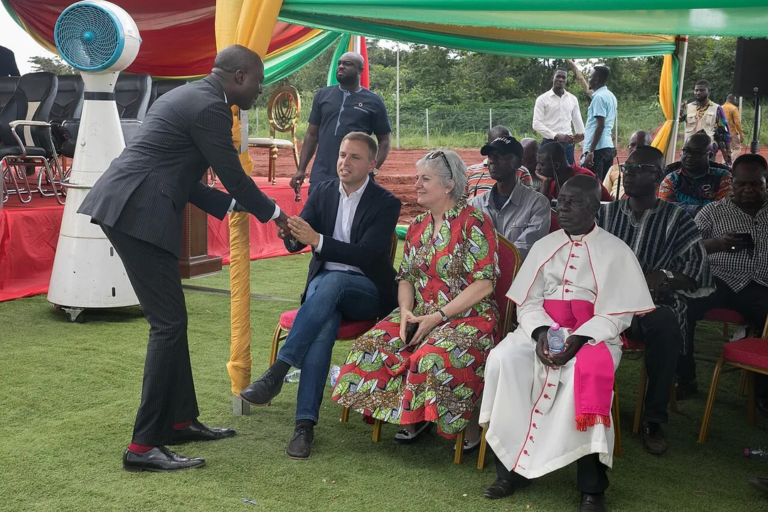 Ambassador Stephanie Sullivan joined the president of Ghana, Nana Akufo-Addo to commission  the second distribution centre of the Fly-To-Save-A-Life project by Zipline at Mampong in the Ashanti Region on October 10, 2019.