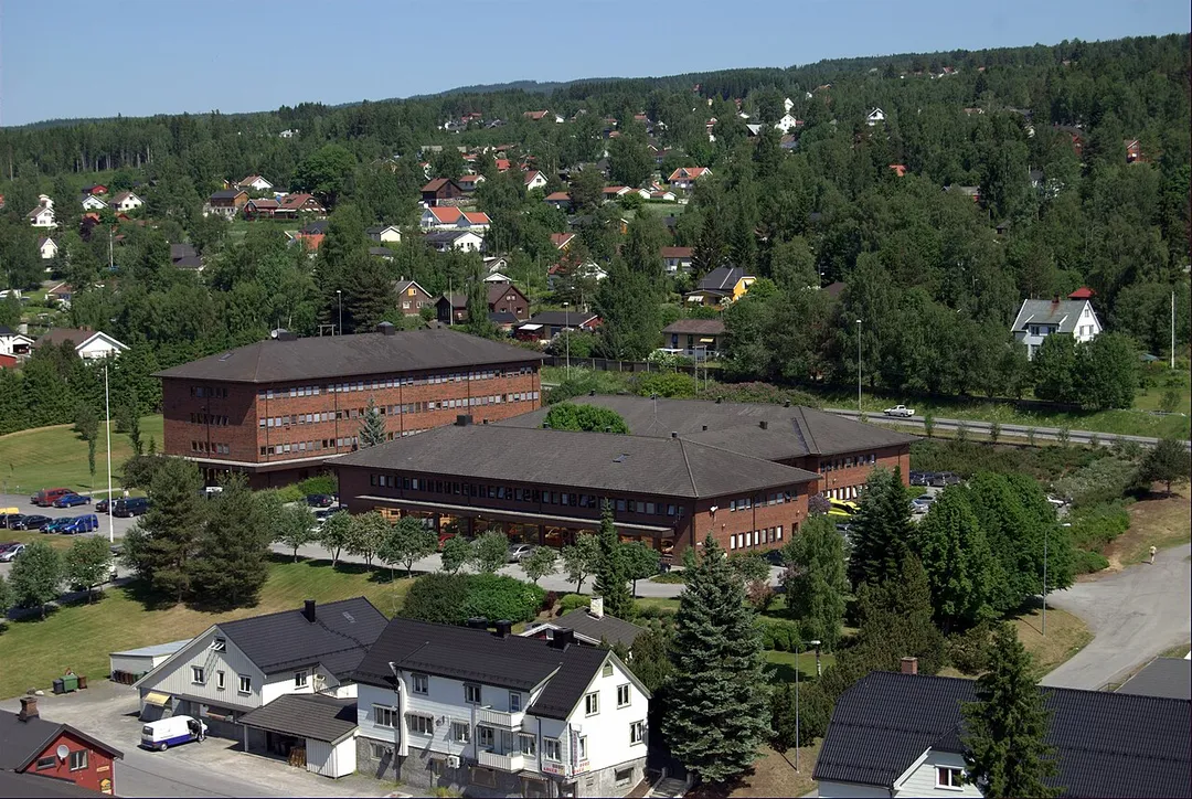Gran town hall, Jaren, Gran, Norway