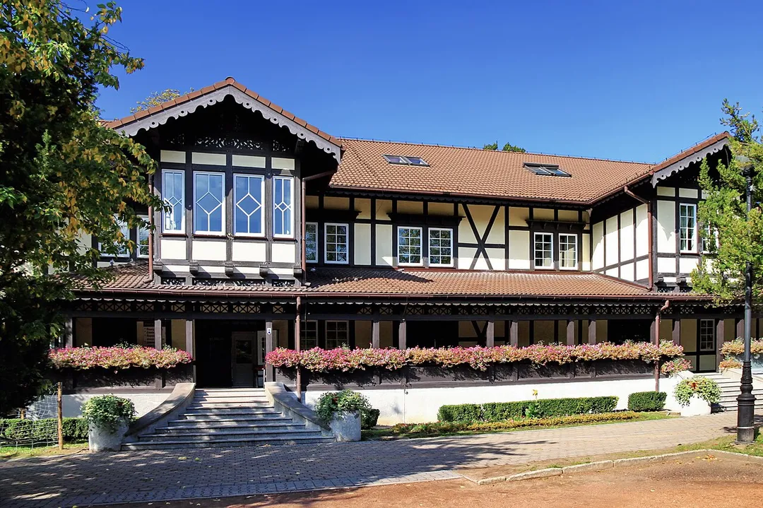 Spa House. Zdrojowy Park. Jastrzębie-Zdrój, Silesian Voivodeship, Poland.
