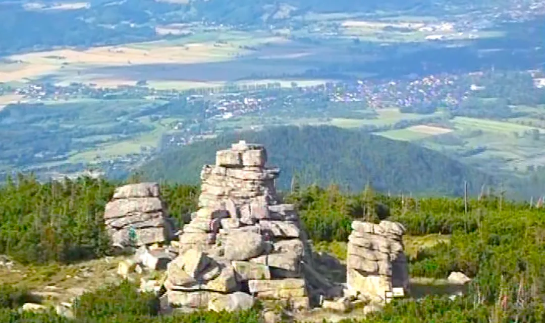 Czeskie kamienie - widok