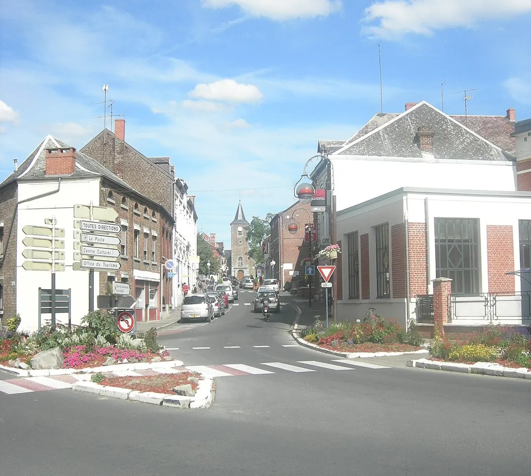Town centre of Jeumont(France)
