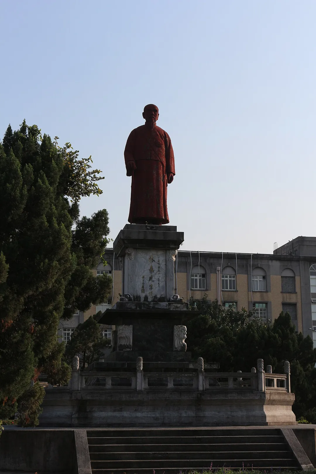 Statue of Lin Sen (林森) in Jieshou Park, Taipei, Taiwan (Republic of China)