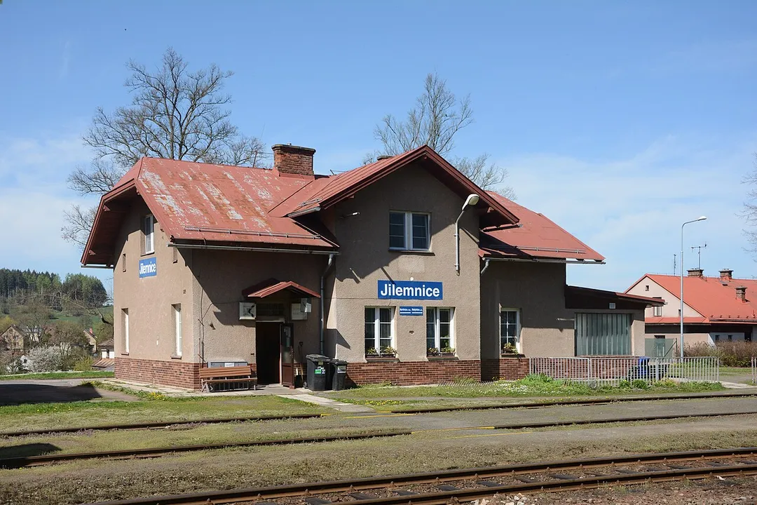 Jilemnice train station, Czech Republic